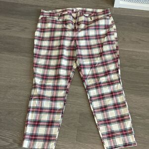 Old Navy plaid pixie pants